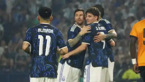 La Selección argentina no quiere sorpresas ante Honduras.
Foto: Agencia NA (Mariano Sánchez)