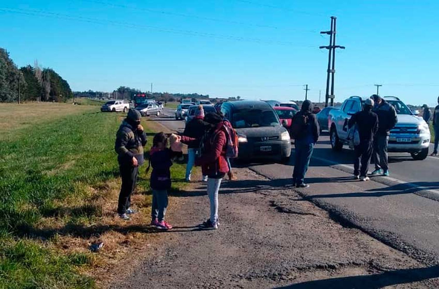Corte en la 226: vecinos de La Herradura piden mejoras en el barrio