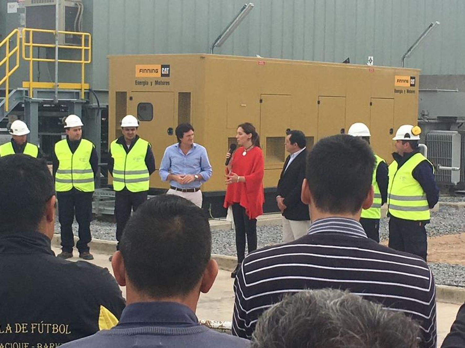 Vidal recorrió Coronel Suárez, Coronel Pringles y Juárez, donde inauguró la termoeléctrica
