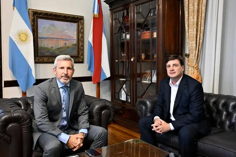 Rogelio Frigerio recibió a Francisco Morchio.