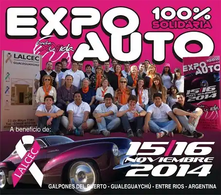 Lalcec y el Hospital lanzan la 5º Expo Auto “Lucha por la vida” en obeliscos 
