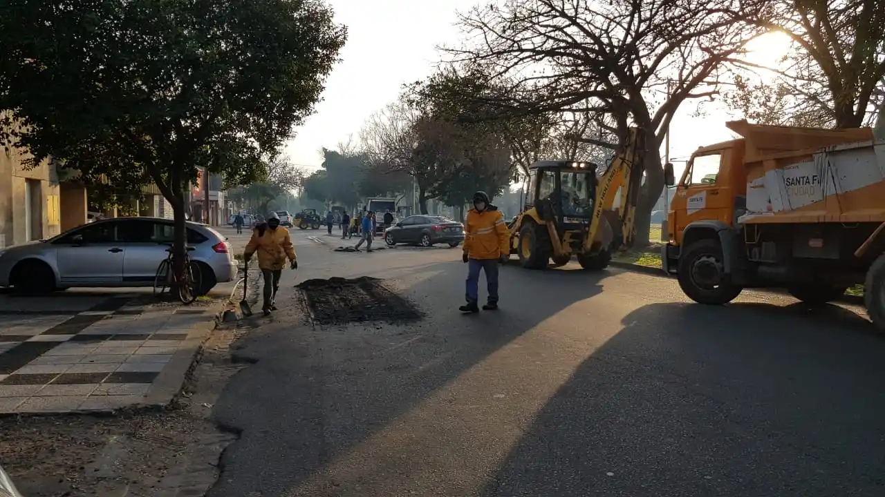 Cortes de tránsito por trabajos de bacheo