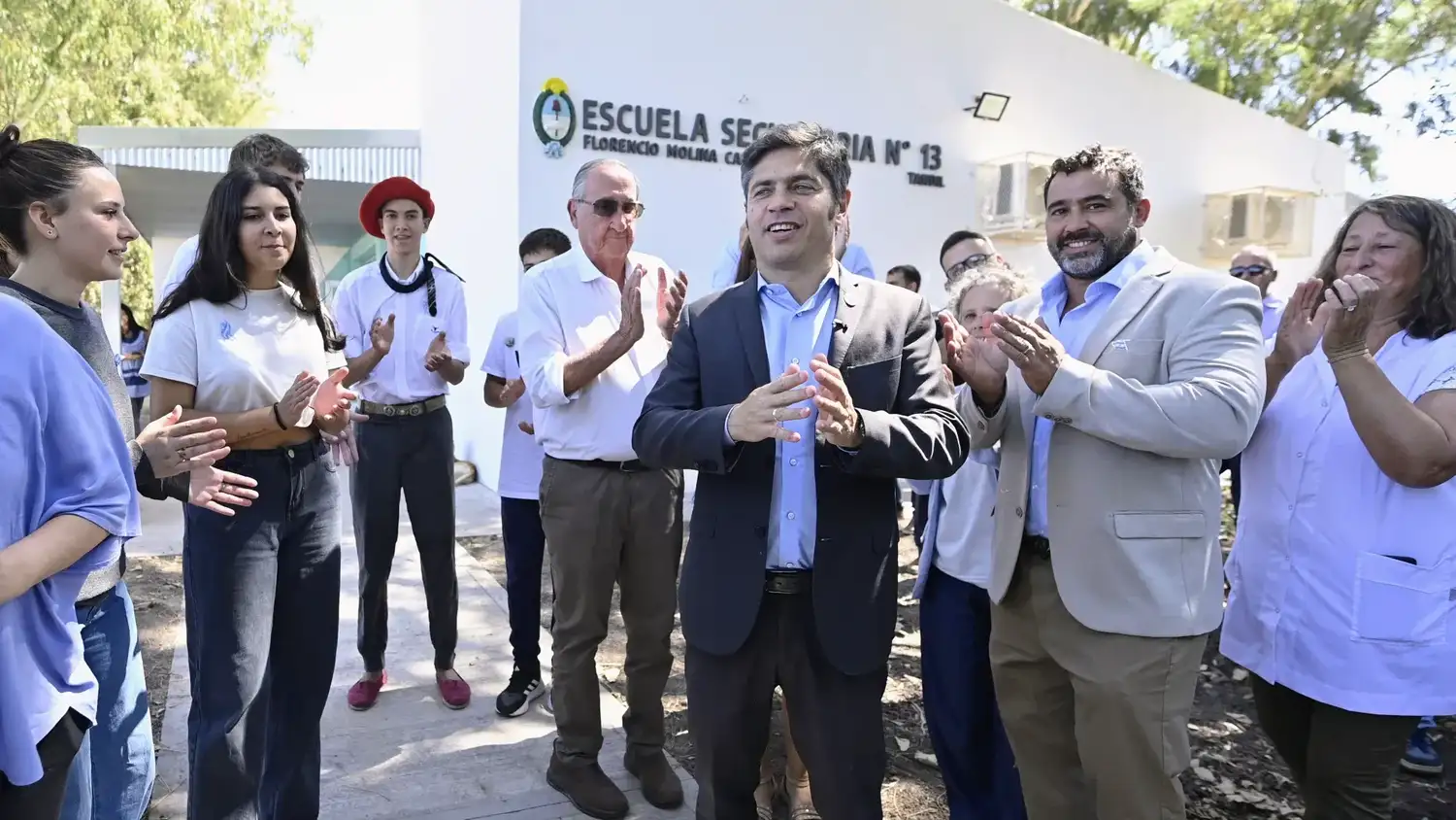 “Esta escuela que tanto nos enorgullece se inauguró porque hubo decisión política, planificación, inversión y trabajo", aseguró el gobernador.