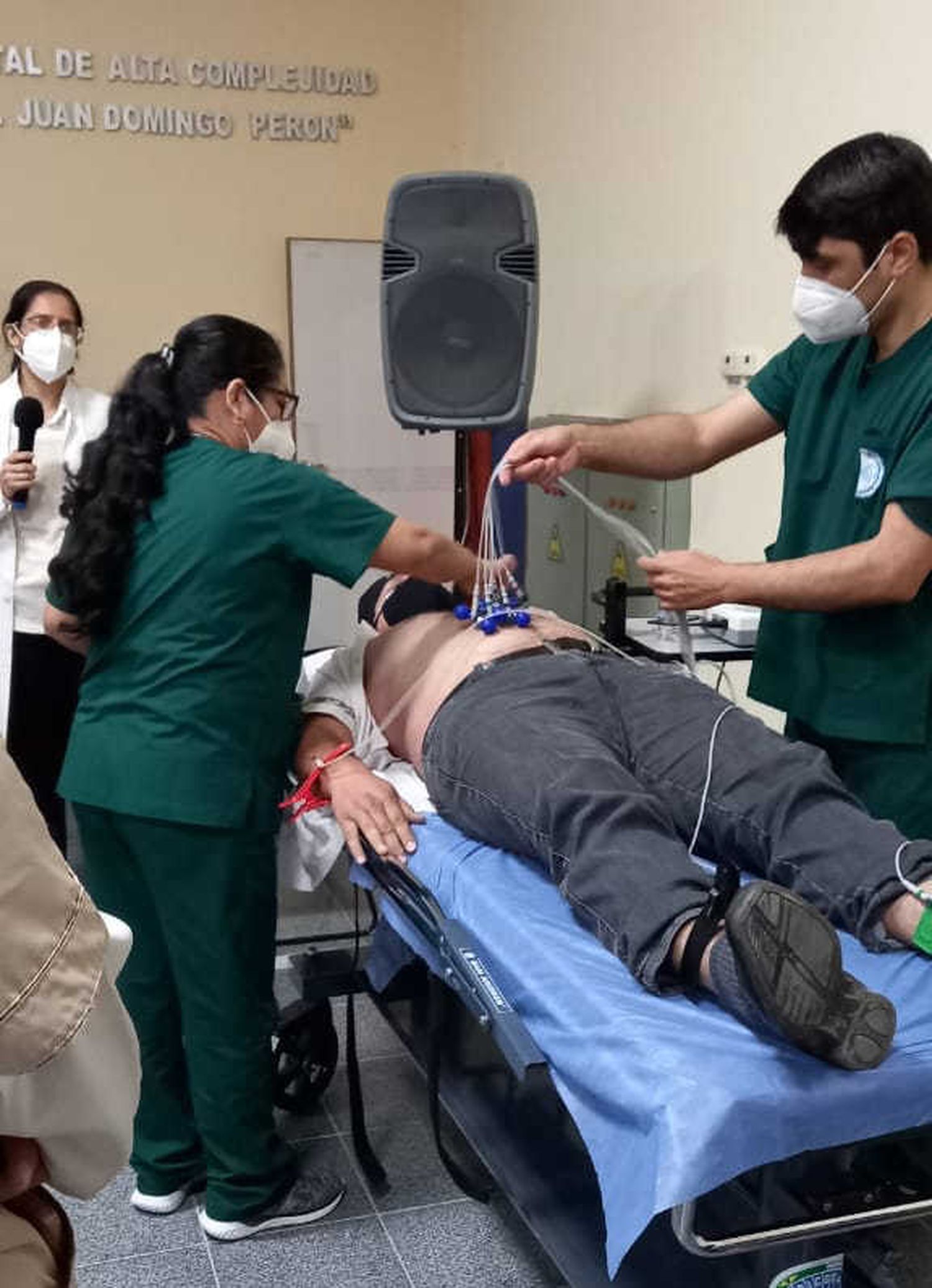 Capacitaron en el HAC a equipos de salud en técnicas de electrocardiografía