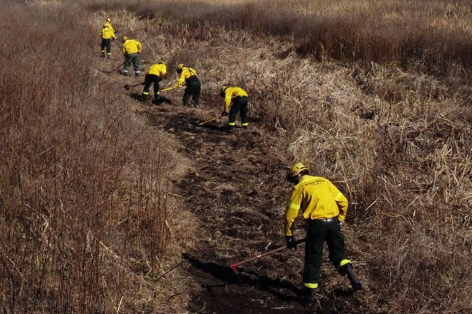 Continuaron las tareas de combate de incendios en Islas del Delta