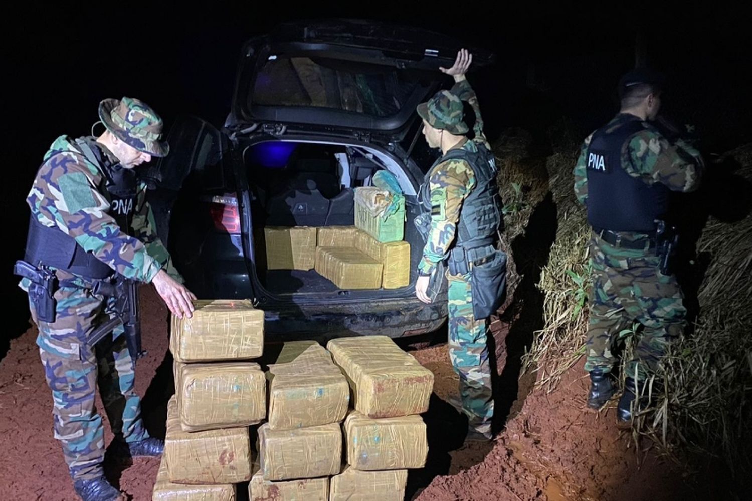 Prefectura decomisó un cargamento de más de 300 kilos de marihuana en el río Paraná