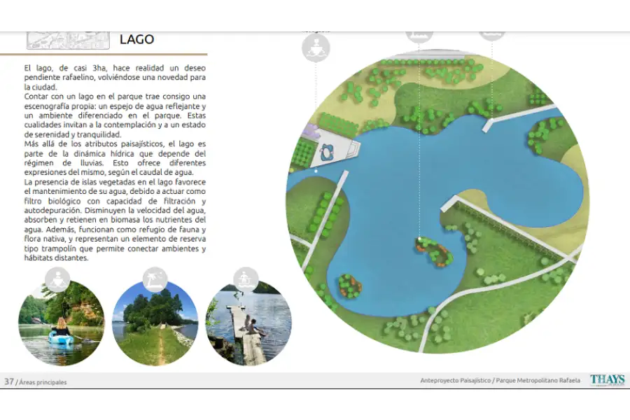 El proyecto incluye un lago artificial