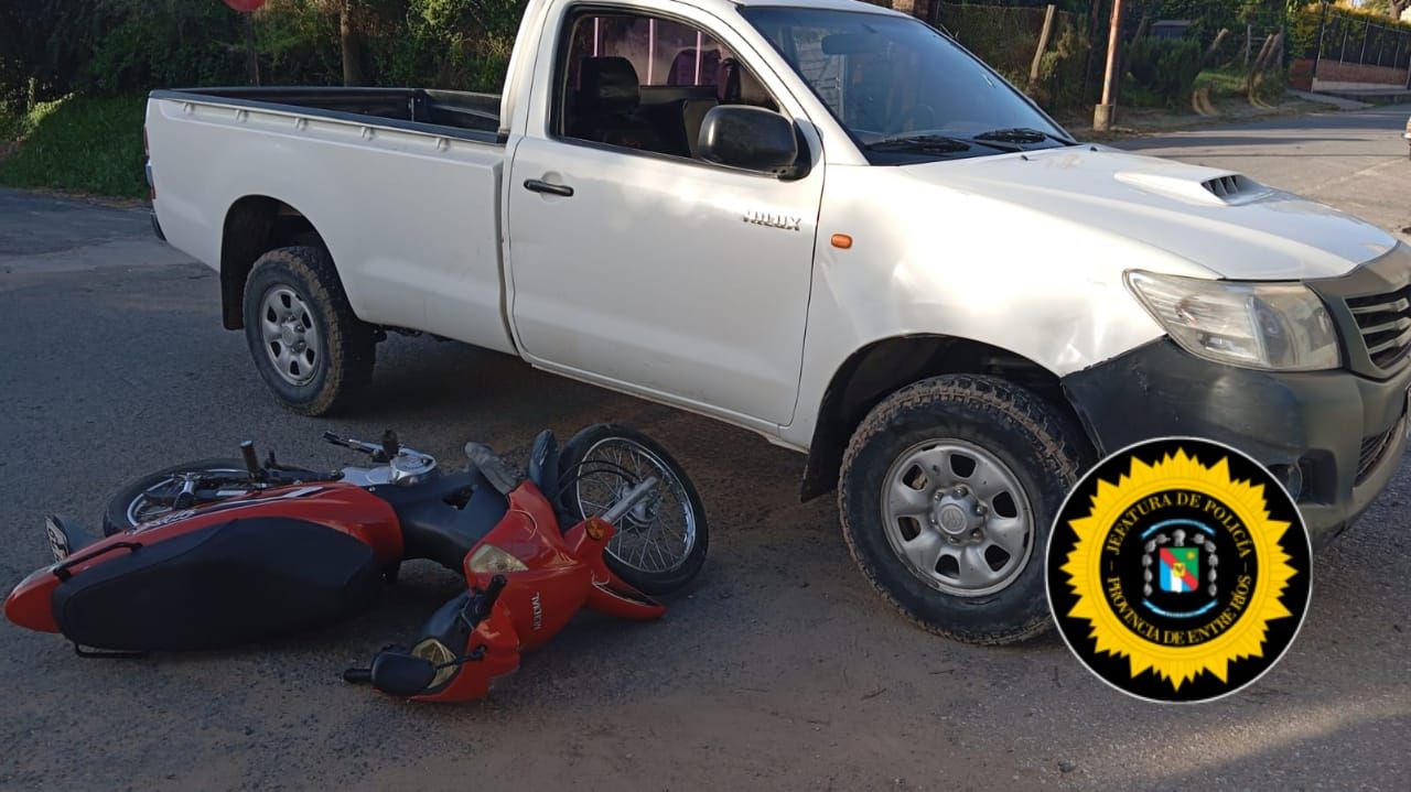 Dos accidentes de tránsito en Victoria dejaron heridos con lesiones leves