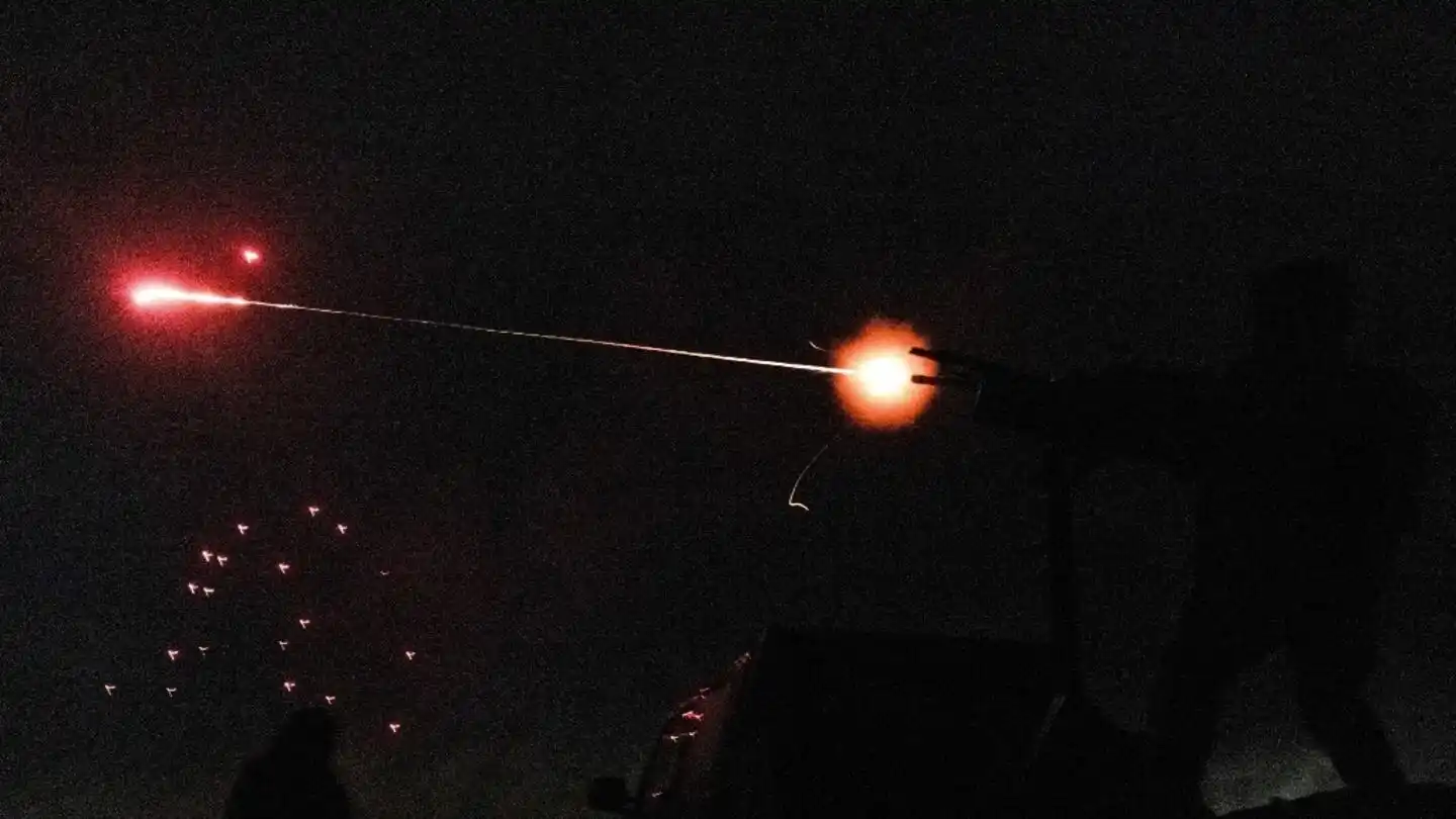 Baterías de defensa ucranianas en acción (Foto: Reuters)