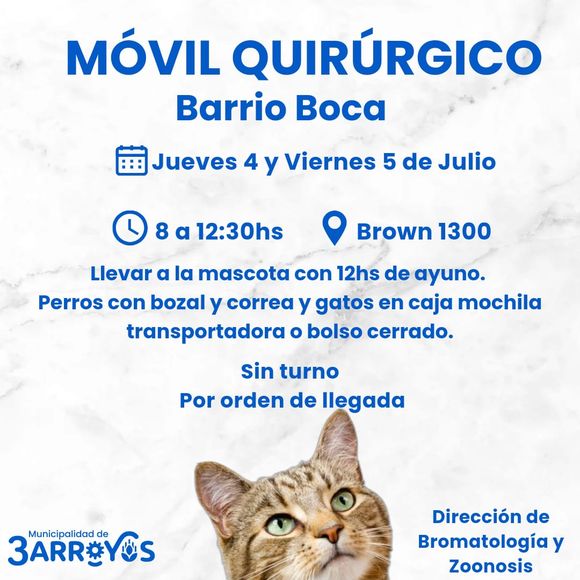 Castraciones Gratuitas en el Barrio La Boca