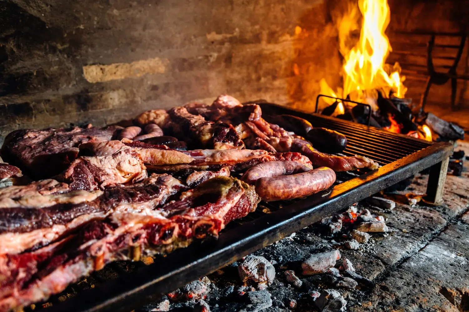 El buen gesto solo buscó compensarse con una cosa: un buen asado acompañado de una gaseosa.