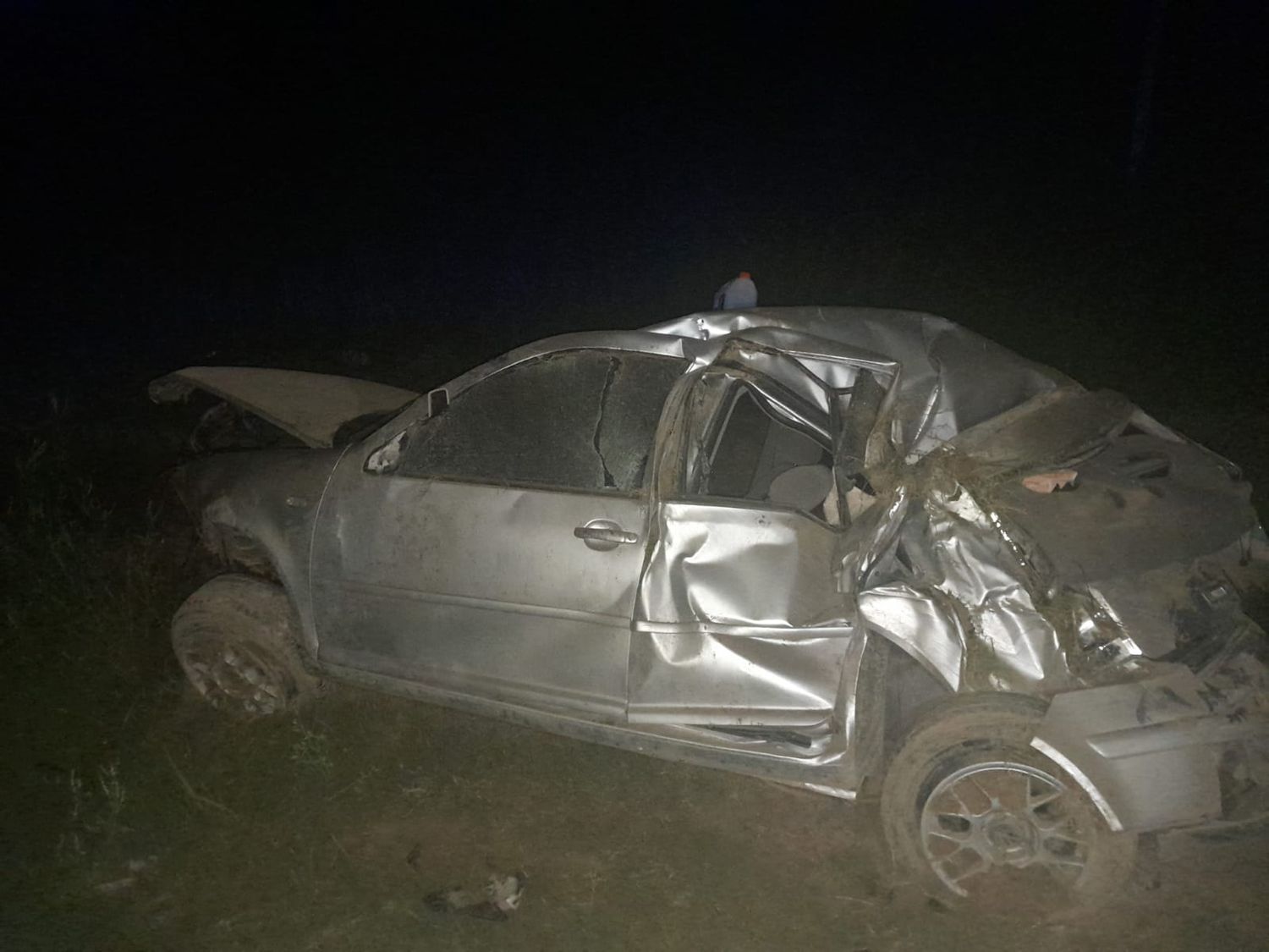 Encuentran sustancias ilegales en el auto del crespense siniestrado en ruta provincial 11