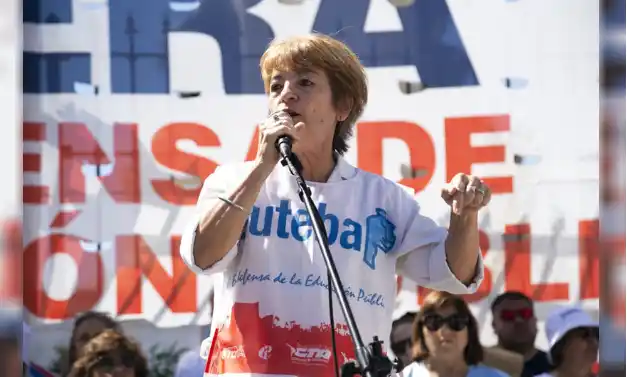 María Laura Torre, nueva secretaria general del gremio que condujo Baradel durtante 20 años.

Foto: Agencia NA / SUTEBA
