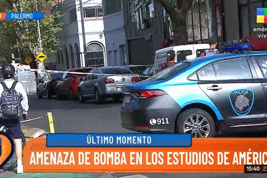 Amenaza de bomba en los estudios de América TV