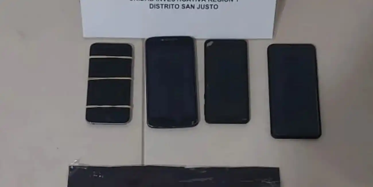 Algunos de los dispositivos que fueron recuperados.