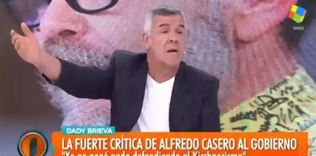 Dady Brieva apoyó a Alfredo Casero después de su crítica a Macri