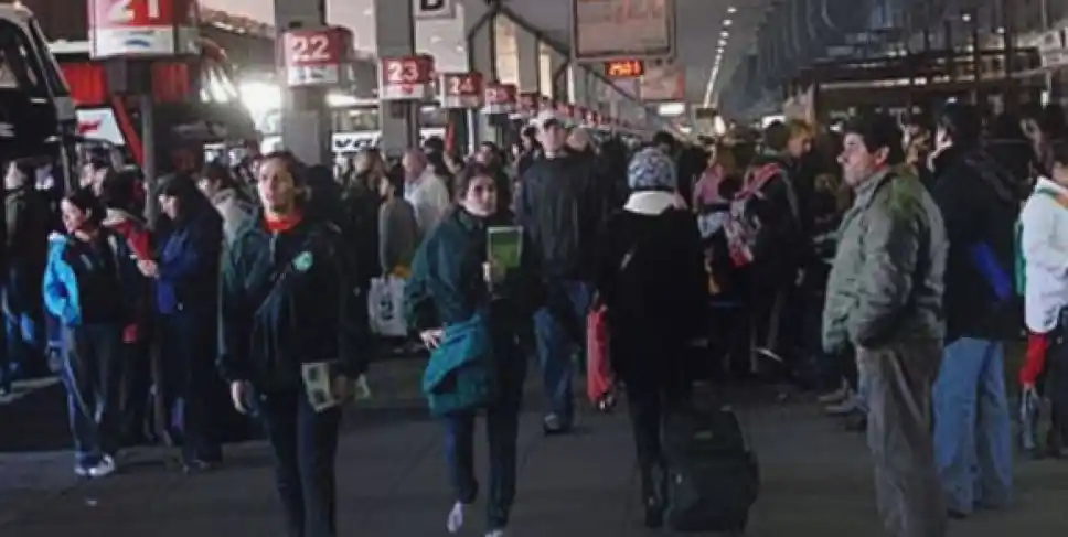 Intenso movimiento en el inicio de las vacaciones de invierno