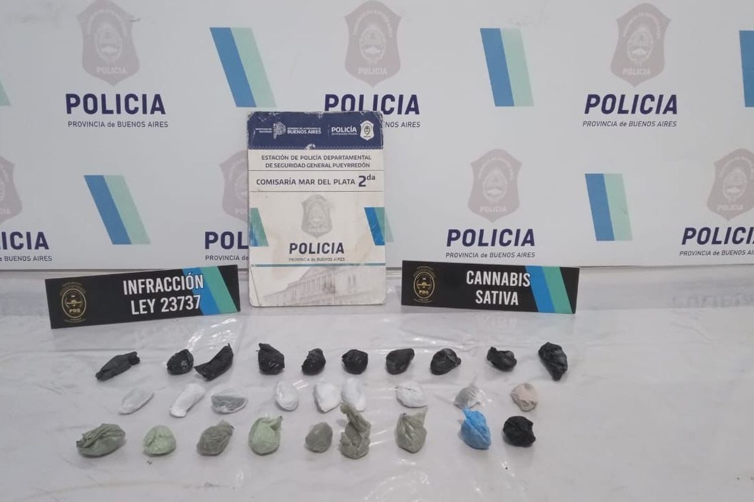 Lo detuvieron con 28 bochas de marihuana en su poder