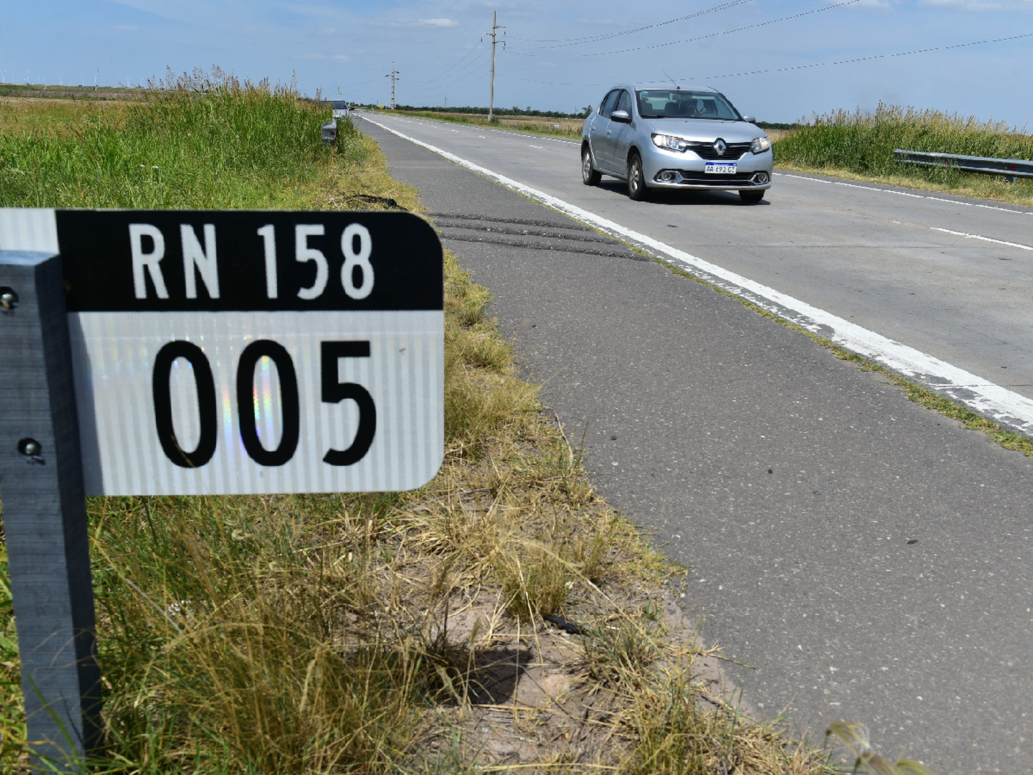 Por la autopista de la ruta 158