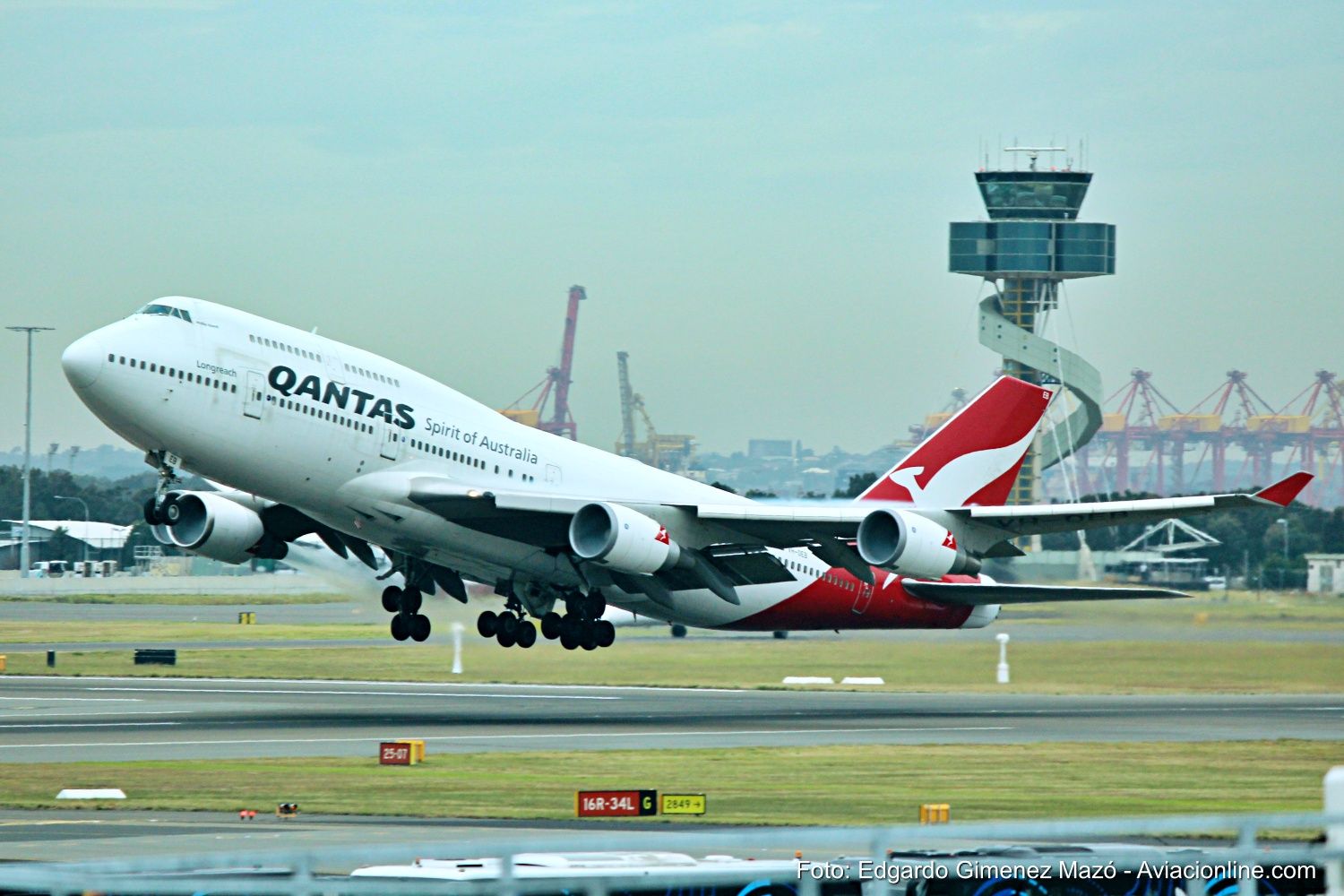 Qantas despide definitivamente al Boeing 747 con una serie de vuelos especiales