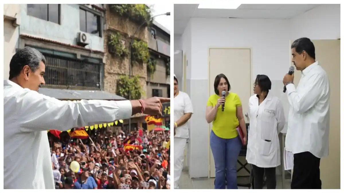 NICOLÁS MADURO PIDE que el 28 de julio la gente se quede en la calle y vaya a Miraflores «a celebrar la victoria»