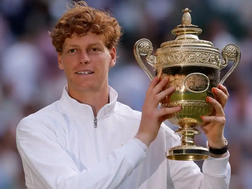Sinner remontó una desventaja de un set y gritó campeón. Foto REUTERS/Andrew Couldridge