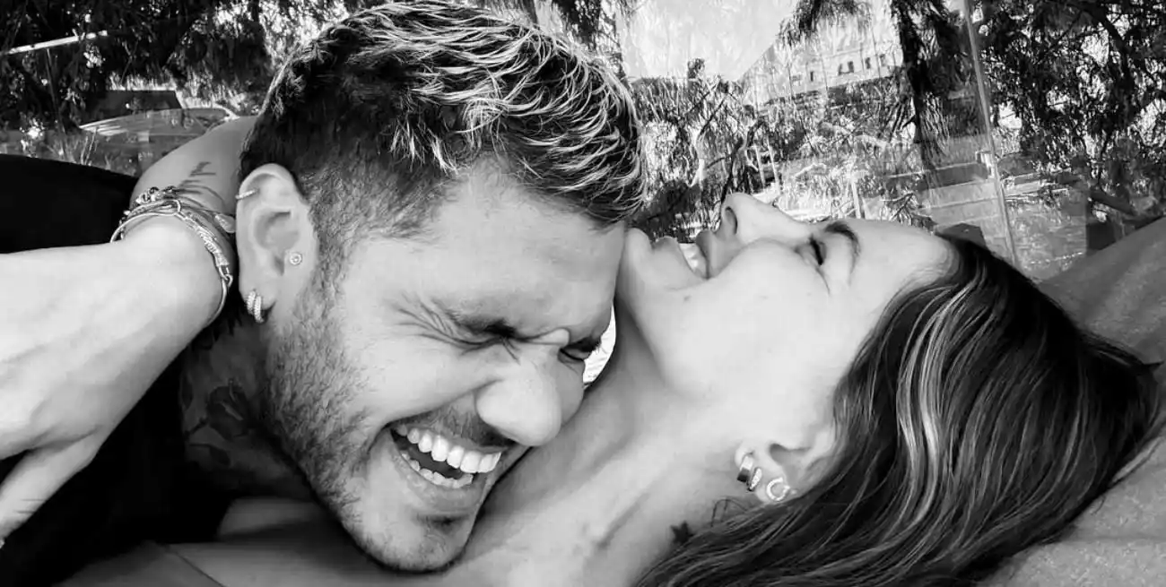 La China Suárez feliz junto a su nuevo amor, Mauro Icardi