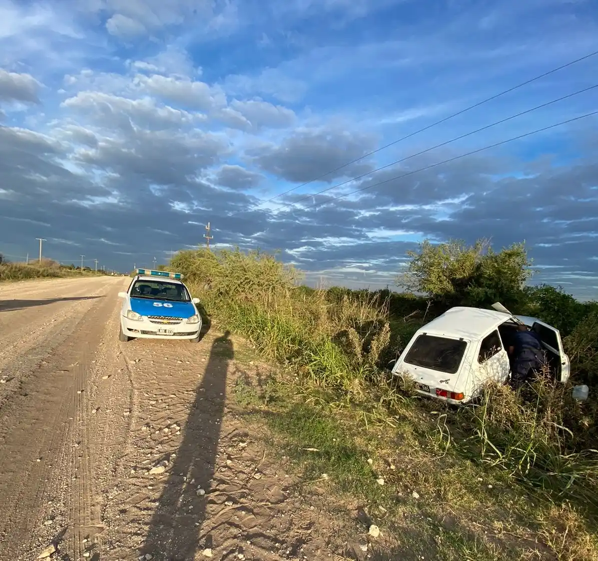 Conductor perdió el control de su auto