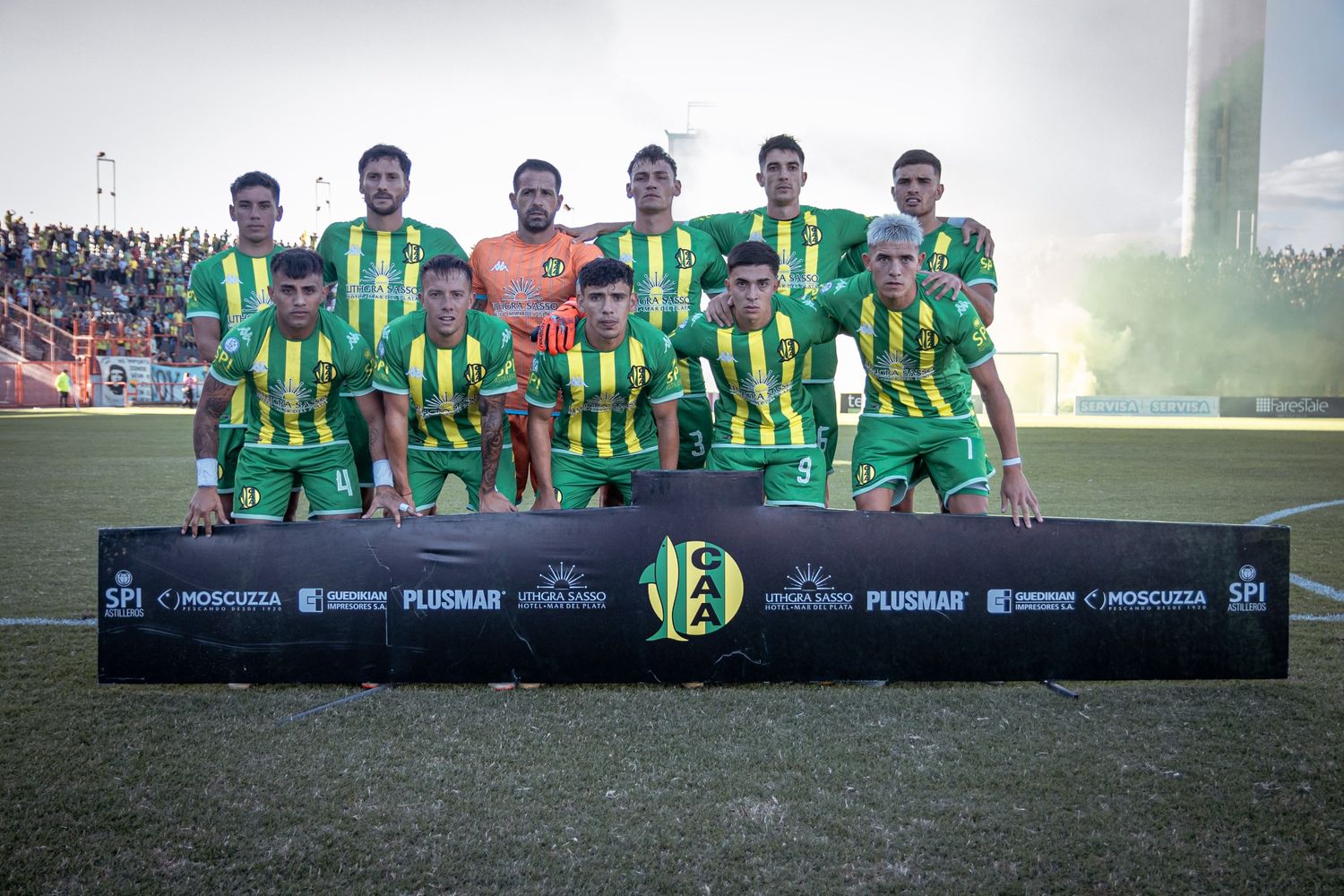 Formación Aldosivi ante Gimnasia S