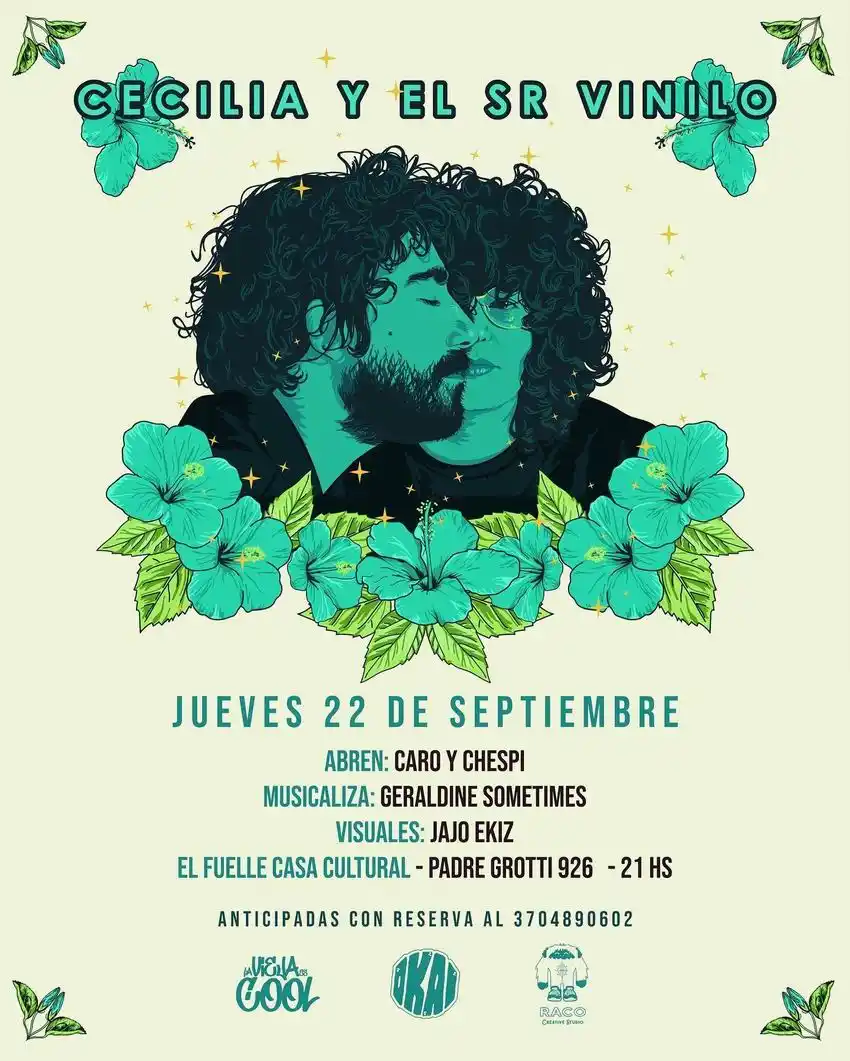 Cecilia y el Sr. Vinilo, de gira por Formosa y Paraguay