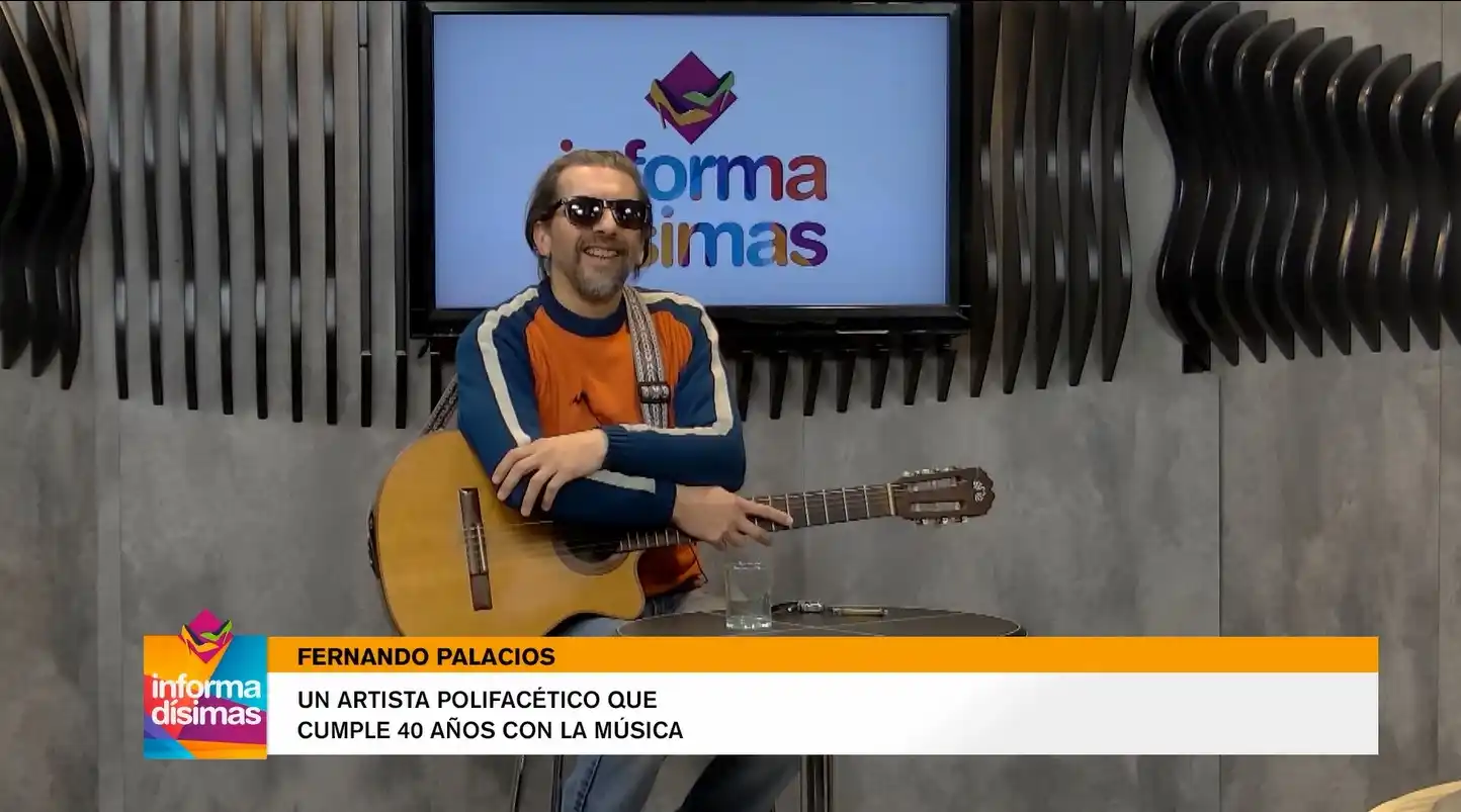 Un artista polifacético que cumple 40 años con la música