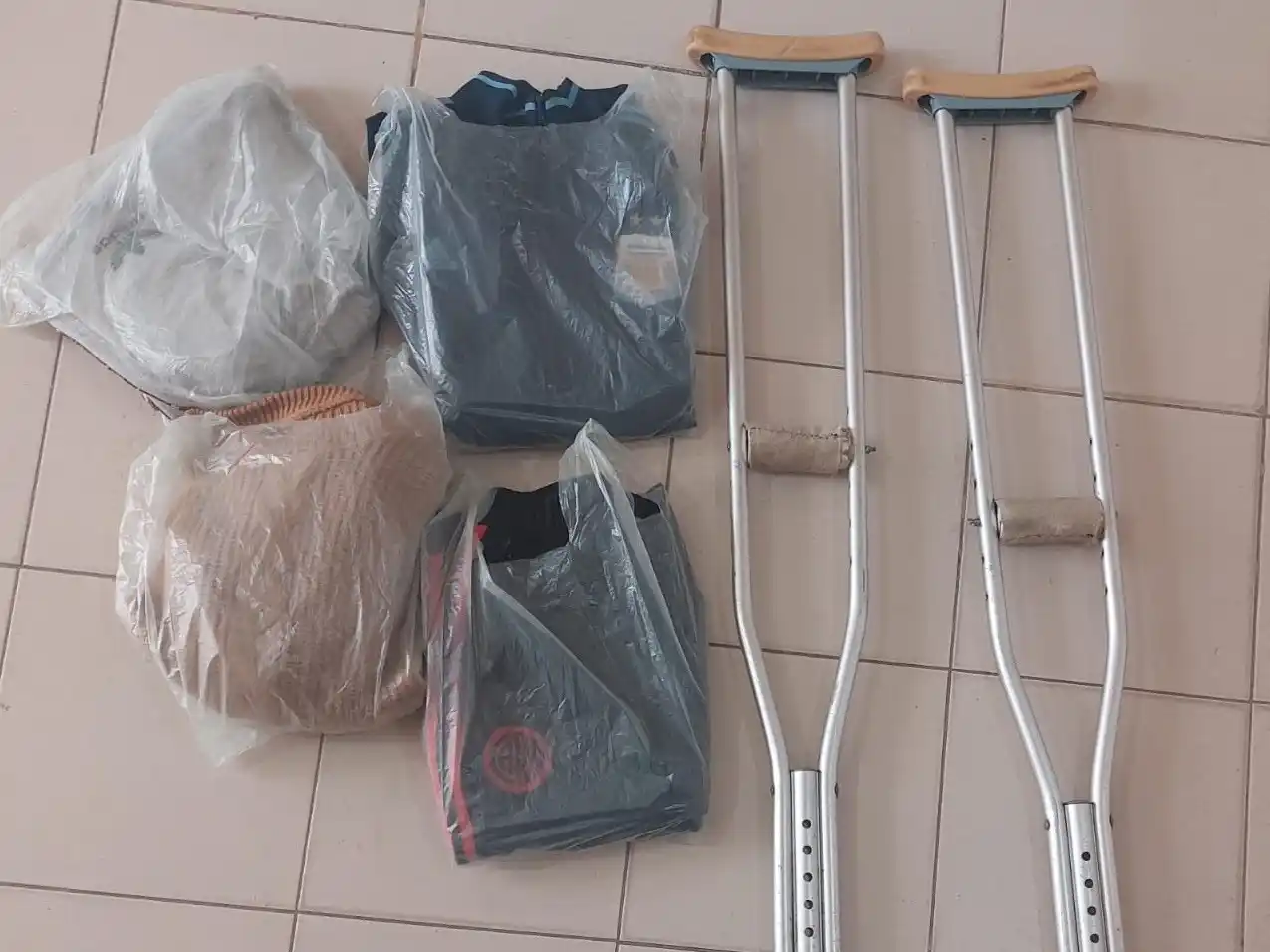 Parte de los elementos recuperados por la policía.