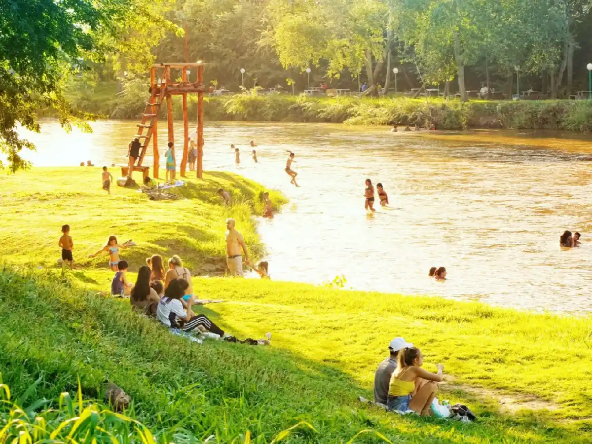 Veranear cerca de la ciudad 