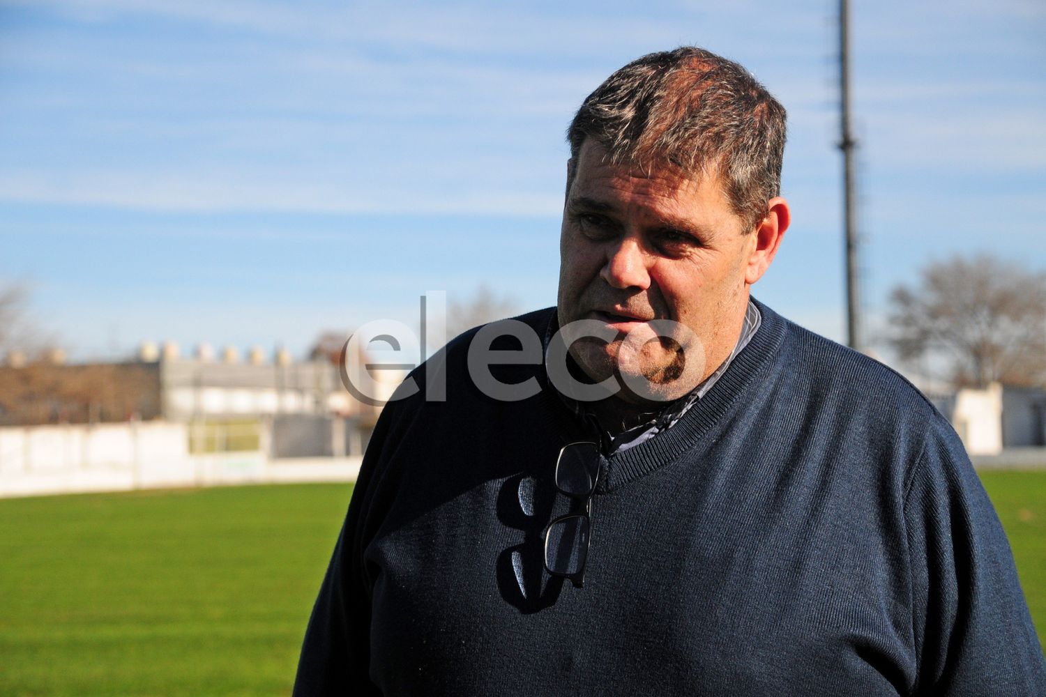 Miguel Cenoz, presidente de la Liga Tandilense de Fútbol.