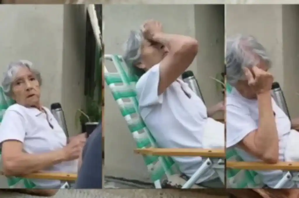 Viral: tomaba mate con su abuela y le hizo creer que tenia Covid