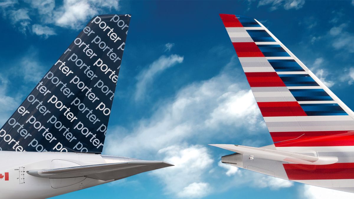 American Airlines y Porter Airlines implementan nuevo acuerdo de código compartido