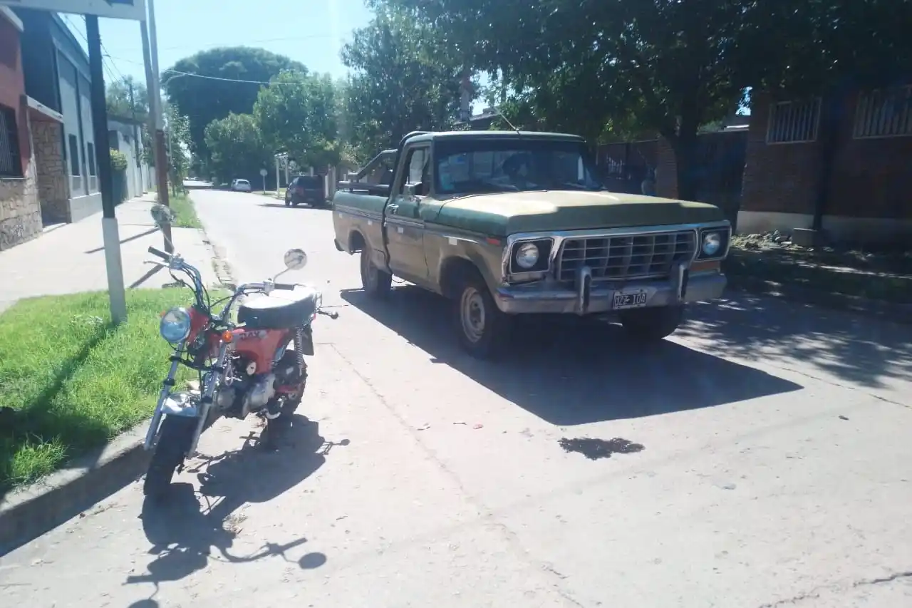 El accidente ocurrió en Belgrano y Ruffa.