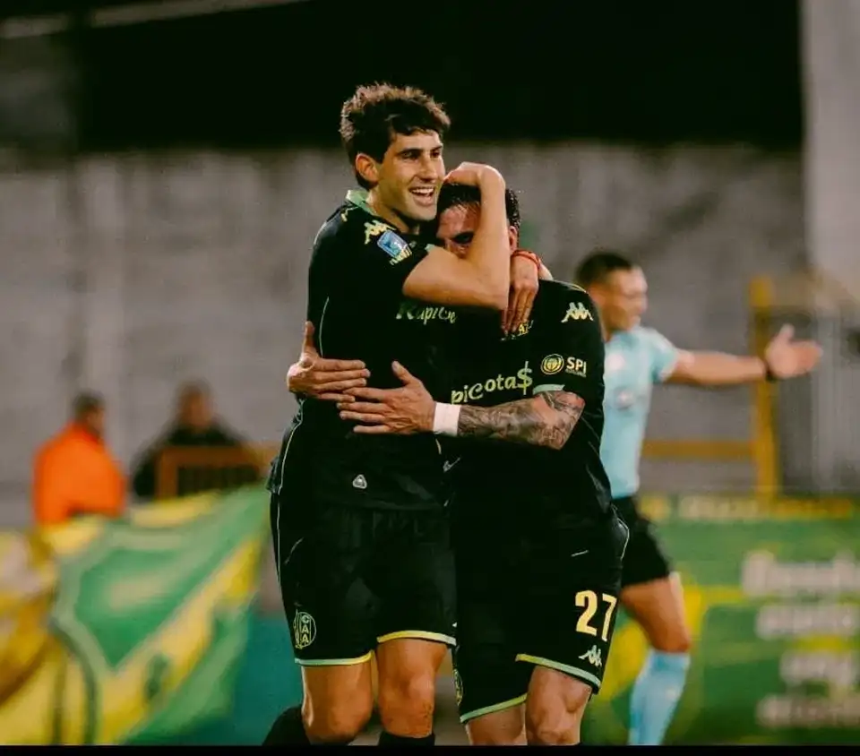 Cordero marcó el gol en el empate del "tiburón" ante Defensa y Justicia. Foto: Prensa Aldosivi