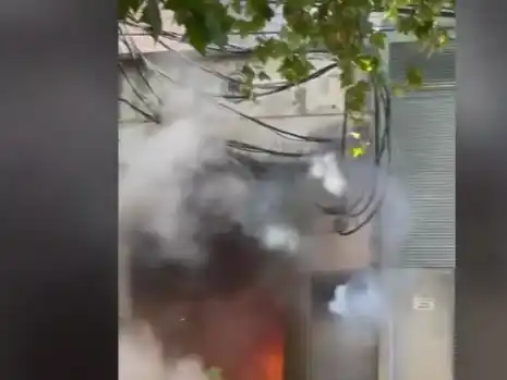 Una subestación de la EPE de la zona sur sufrió una explosión.