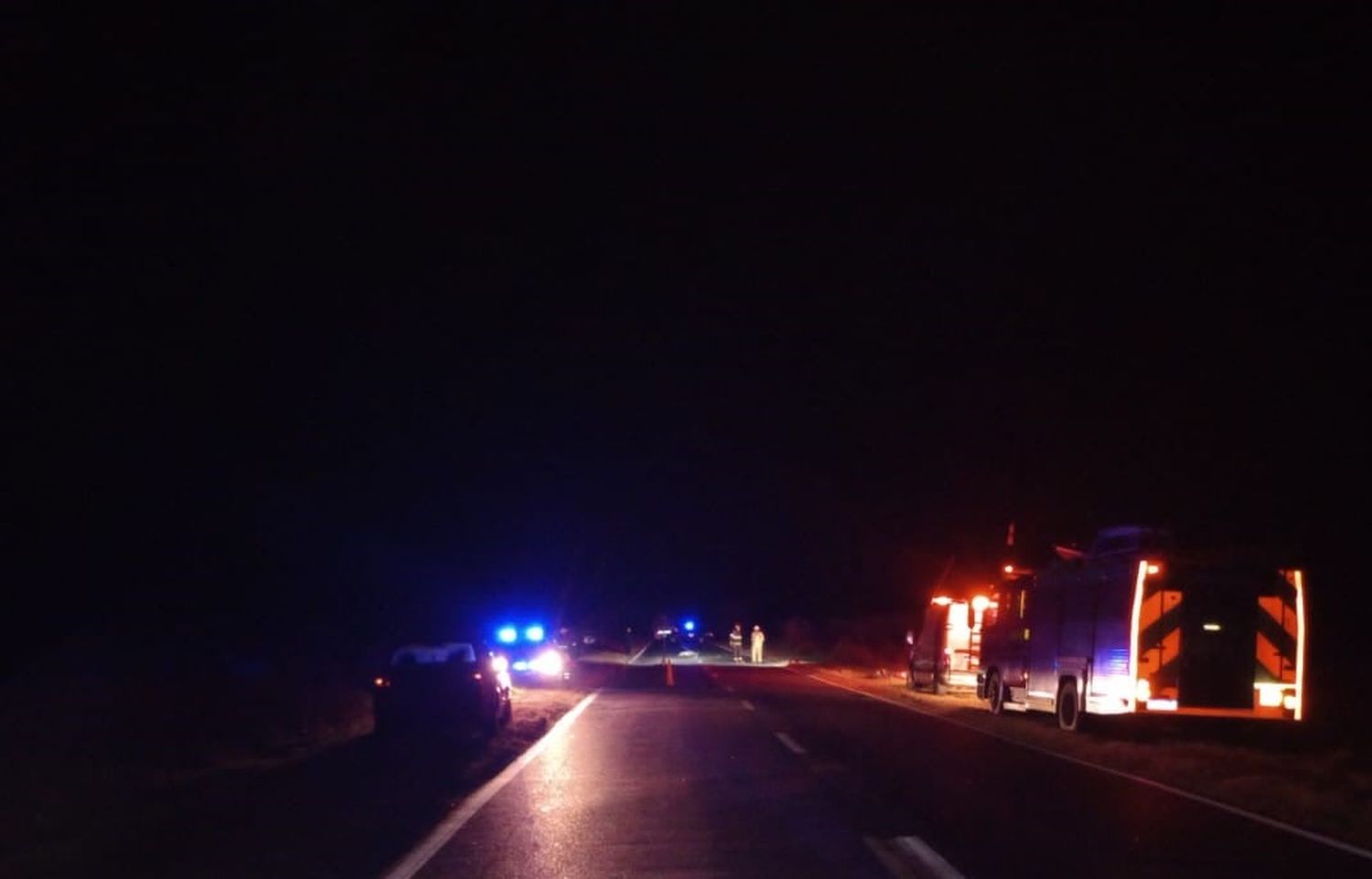 El accidente fue entre Melincué y Elortondo. Crédito: Relaciones Policiales