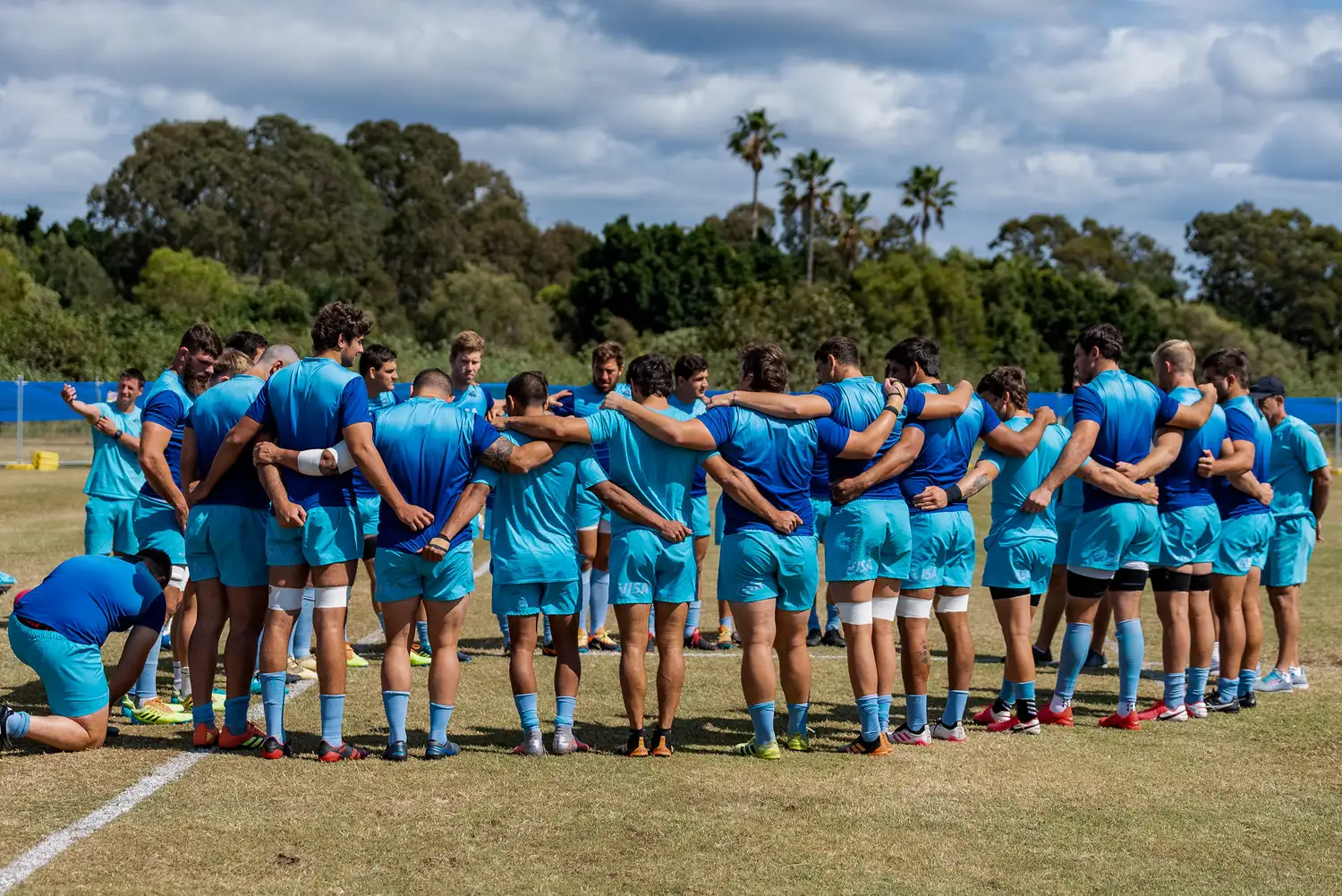 Los Pumas se preparan para cerrar el torneo.