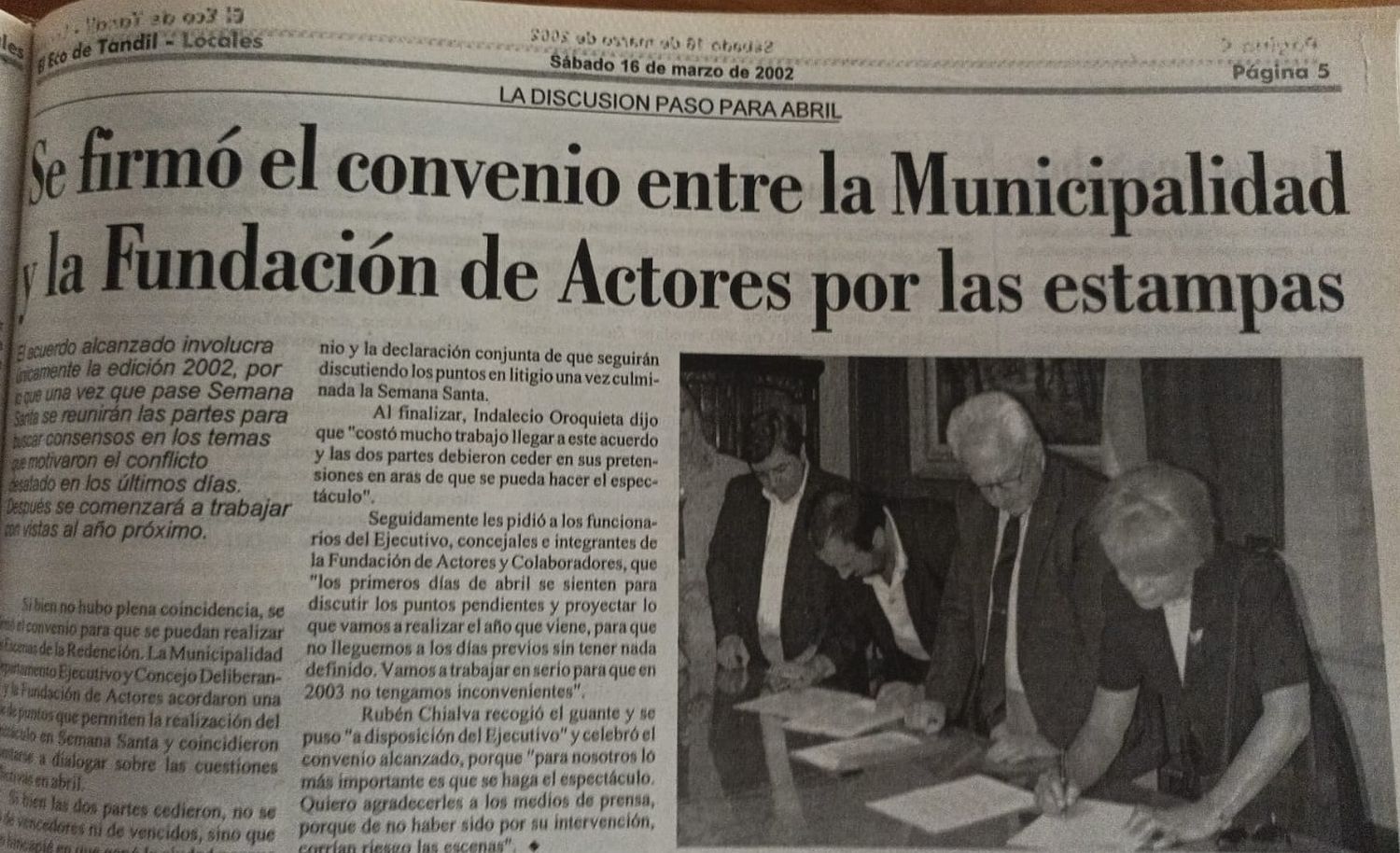 16 de marzo