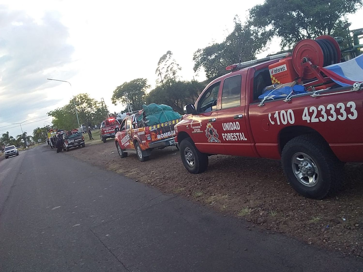 Los Bomberos de Gualeguaychú fueron reasignados a otra localidad correntina