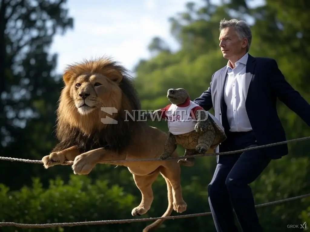 Equilibrio. Mauricio Macri entre la identidad y la cooperación con el Gobierno.