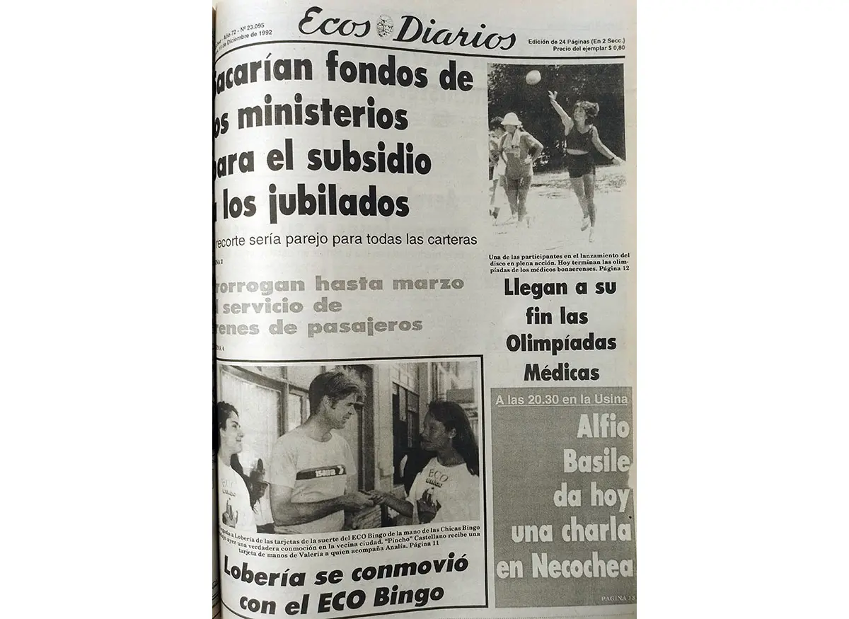 Viernes 18 de diciembre de 1992