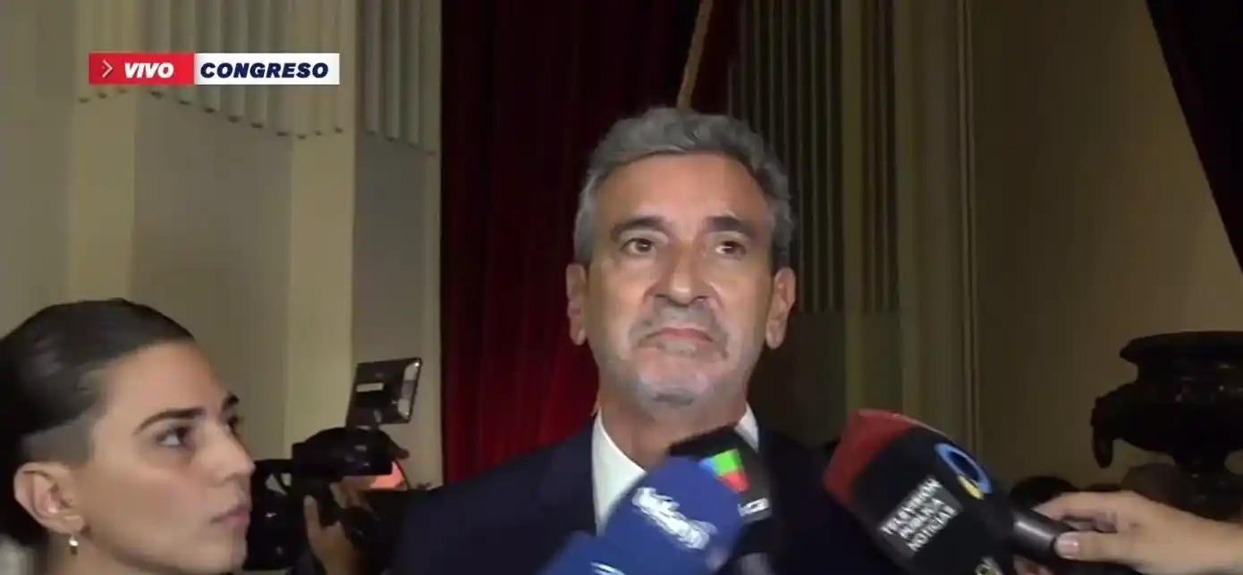 Randazzo habló en la previa de la presentación de Milei.