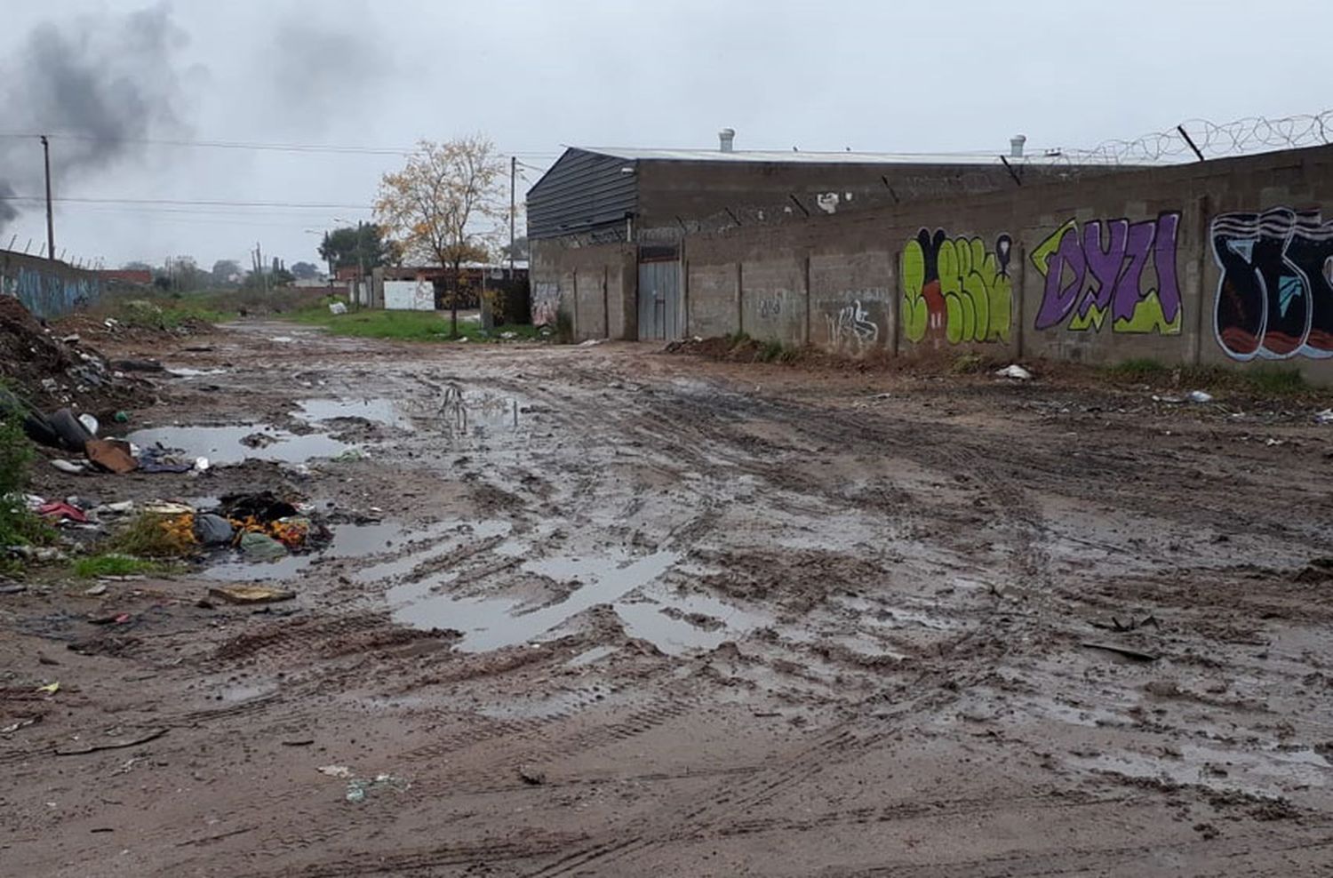 Temporal: en Santa Rita denuncian “total abandono” de las calles