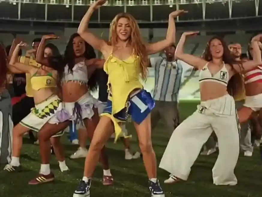 Shakira grabó el adelanto de “Dai Dai” en el estadio Maracaná.