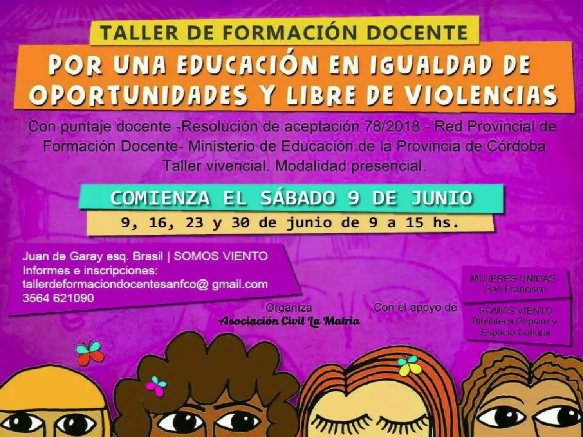 Inicia taller de formación dicente con perspectiva de género