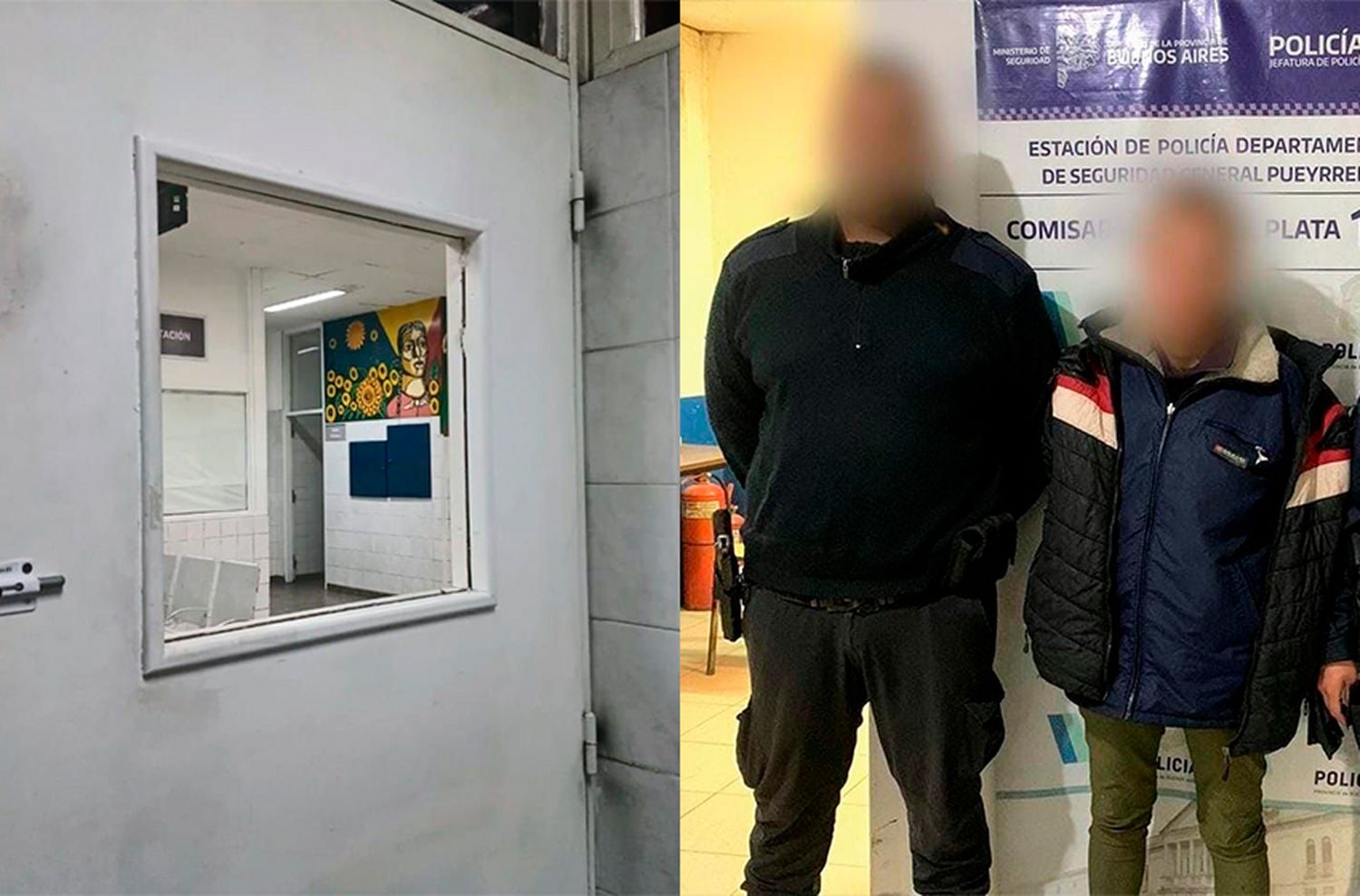 Alterada, rompió puerta de guardia del HIGA